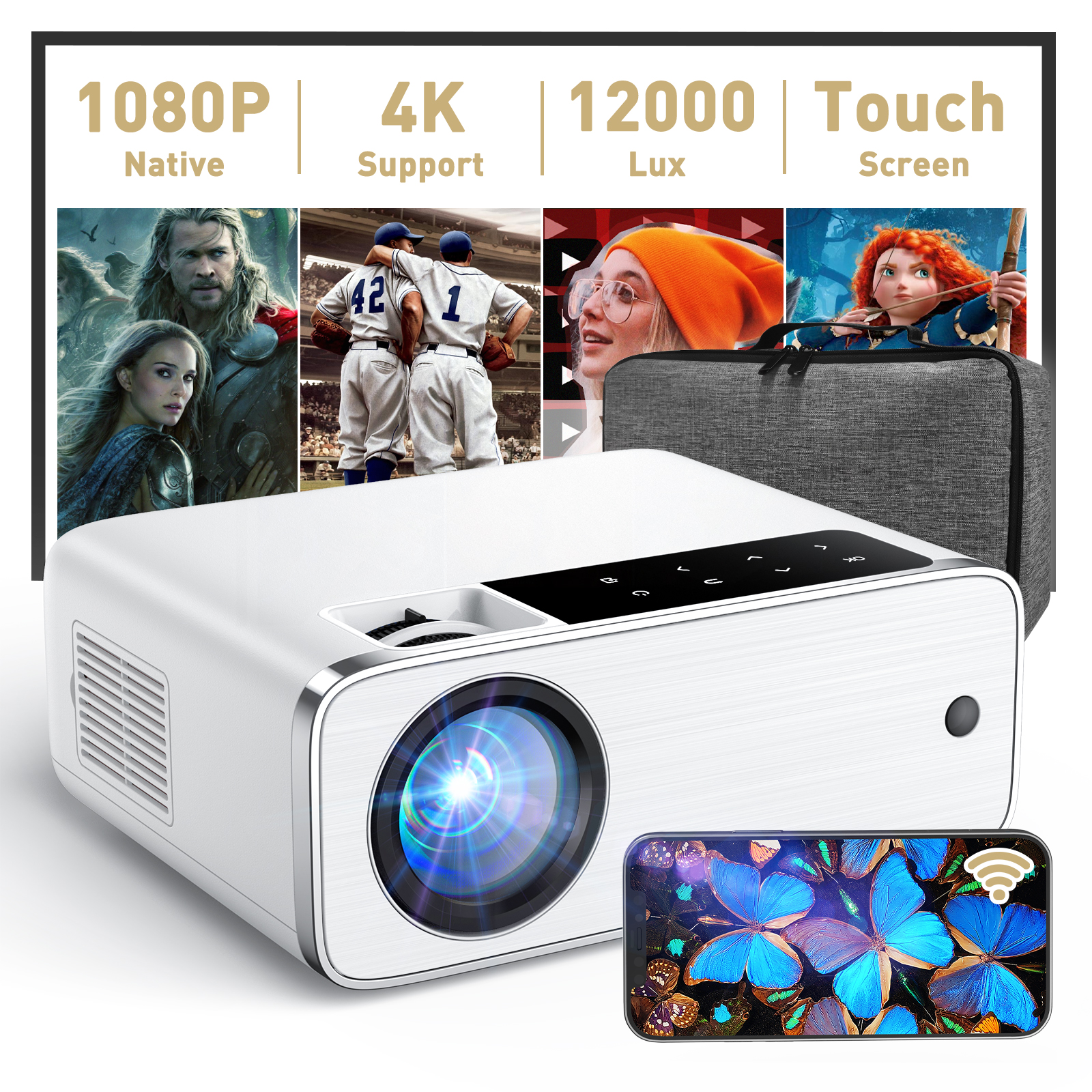 Groview 100 Class FHD (1080p) LED Projector