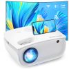 GROVIEW Mini WiFi Projector, 7500 Lumen Portable Movie Projector with 100" Screen, 1080P & 240" Display Supported, Home Theater Projector Compatible with TV Stick, Android, iPhone