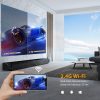 GROVIEW Mini WiFi Projector, 7500 Lumen Portable Movie Projector with 100" Screen, 1080P & 240" Display Supported, Home Theater Projector Compatible with TV Stick, Android, iPhone