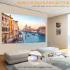GROVIEW Mini WiFi Projector, 7500 Lumen Portable Movie Projector with 100" Screen, 1080P & 240" Display Supported, Home Theater Projector Compatible with TV Stick, Android, iPhone