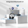 [Upgrade] Groview Mini Bluetooth Projector with 1080P Resolution - 8500 LUX Brightness, Portable Design with Bluetooth 5.1, 5-Watt Dual Stereo Speakers and 250 Inch Display Support for Home Theater, White