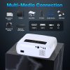 GROVIEW Projector, 15000lux 490ANSI Native 1080P WiFi Bluetooth Projector, 300'' Video Projector, Supports 4K & Zoom, 5G Sync, Compatible with HDMI USB/AV/Smartphone/Pad/Laptop/DVD/TV Stick/ PS5