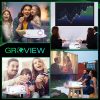 WiFi Projector, GROVIEW Native 1080P HD Wireless Projector, Supports 5G WiFi