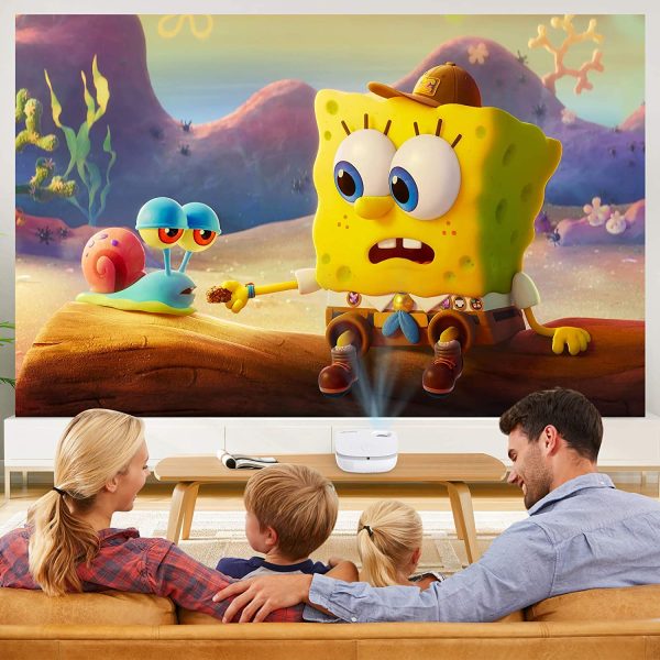 77.jpg GROVIEW Mini WiFi Projector, 7500 Lumen Portable Movie Projector with 100" Screen, 1080P & 240" Display Supported, Home Theater Projector Compatible with TV Stick, Android, iPhone