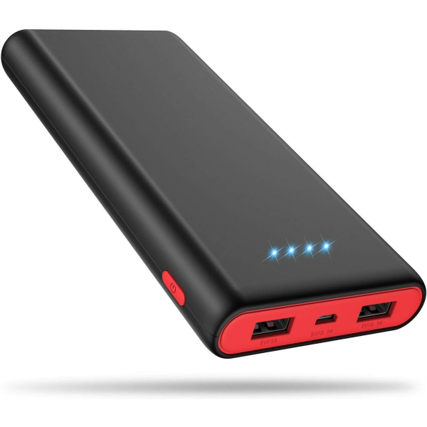916c3130f370f8597e7bd665d76c406a.png Portable Charger, 5,000mAh Wireless Portable Charger with USB-C Cable, Battery Pack, Magsafe
