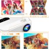 プロジェクター GROVIEW 8000lm 5GWiFi スマホ直接接続 リアル1080PフルHD 4K対応 内蔵スピーカー ズーム機能 ビジネス適用 ホームシアター HDMI/USB/SD/AV/VGA
