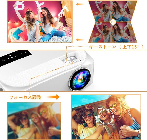 h.jpg プロジェクター GROVIEW 8000lm 5GWiFi スマホ直接接続 リアル1080PフルHD 4K対応 内蔵スピーカー ズーム機能 ビジネス適用 ホームシアター HDMI/USB/SD/AV/VGA